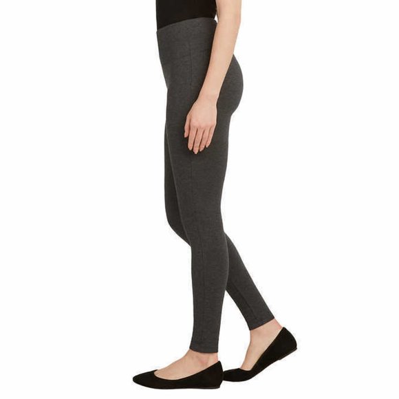 NWT Max & Mia Womens High Waist French Terry Legging Size Small Gray $55 1B114 - Picture 3 of 5